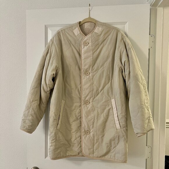 Isabel Marant Etoile Black Himemma Sherpa Tribal Print Reversible Coat Jacket - Picture 4 of 8